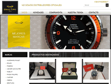 Tablet Screenshot of davidtorowatches.com